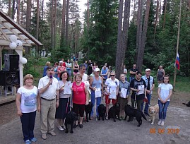 Собаководы Санкт-Петербургской региональной организации ВОС приняли участие во втором региональном конкурсе «Мы с хозяином вдвоём»