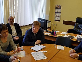 Состоялась встреча вице-президента ВОС В. В. Сипкина с исполняющим обязанности заместителя губернатора Севастополя И. С. Кусовым