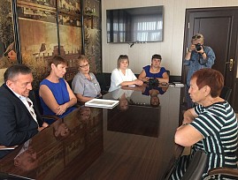 Представители Свердловской региональной организации ВОС провели рабочую встречу с главой Талицкого городского округа Свердловской области
