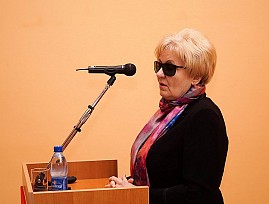 Вице-президент ВОС Л. П. Абрамова выступила на научно-практической конференции по вопросам обеспечения доступности транспорта и пешеходных коммуникаций для людей с инвалидностью