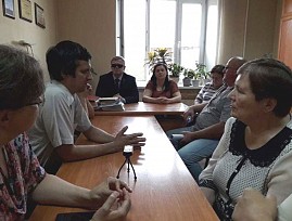 Вице-президент ВОС В. С. Вшивцев встретился с активом Омской региональной организации ВОС