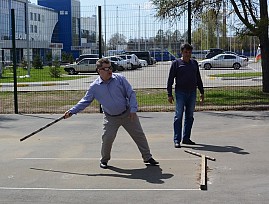 Спортсмены Ульяновской региональной организации ВОС приняли участие в Первенстве г. Ульяновска по городошному спорту