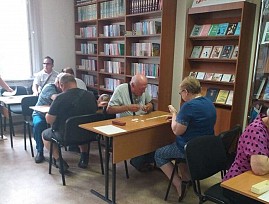 Члены Тамбовской региональной организации ВОС приняли участие в областном чемпионате по игре в домино