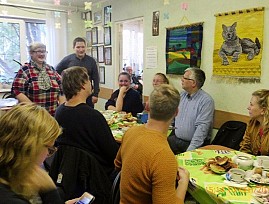 Представители Мурманской региональной организации ВОС встретились с делегацией общества слепых норвежского города Тромсё
