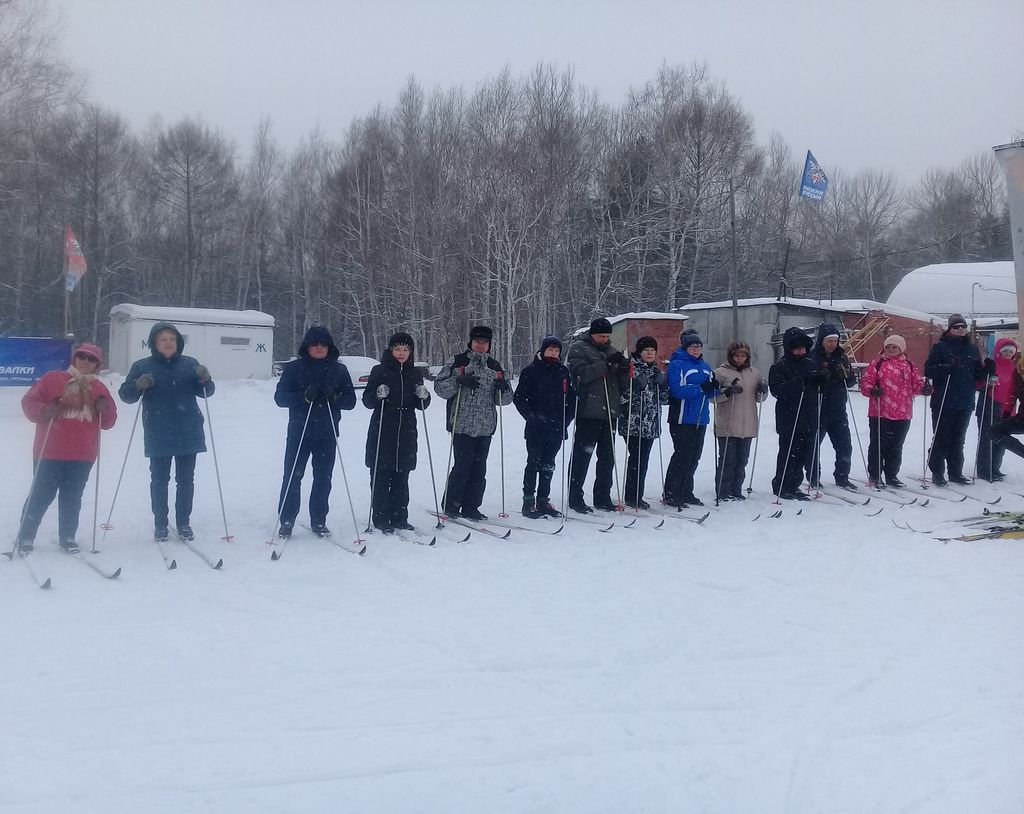 Спортсмены-лыжники Хабаровской РО ВОС