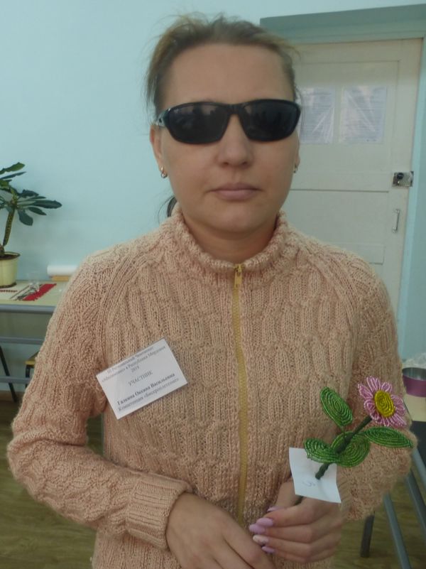 Активист ВОС Оксана Галкина