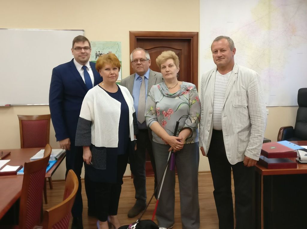 Представители ВОС на встрече с министром труда и социальной защиты Калужской области