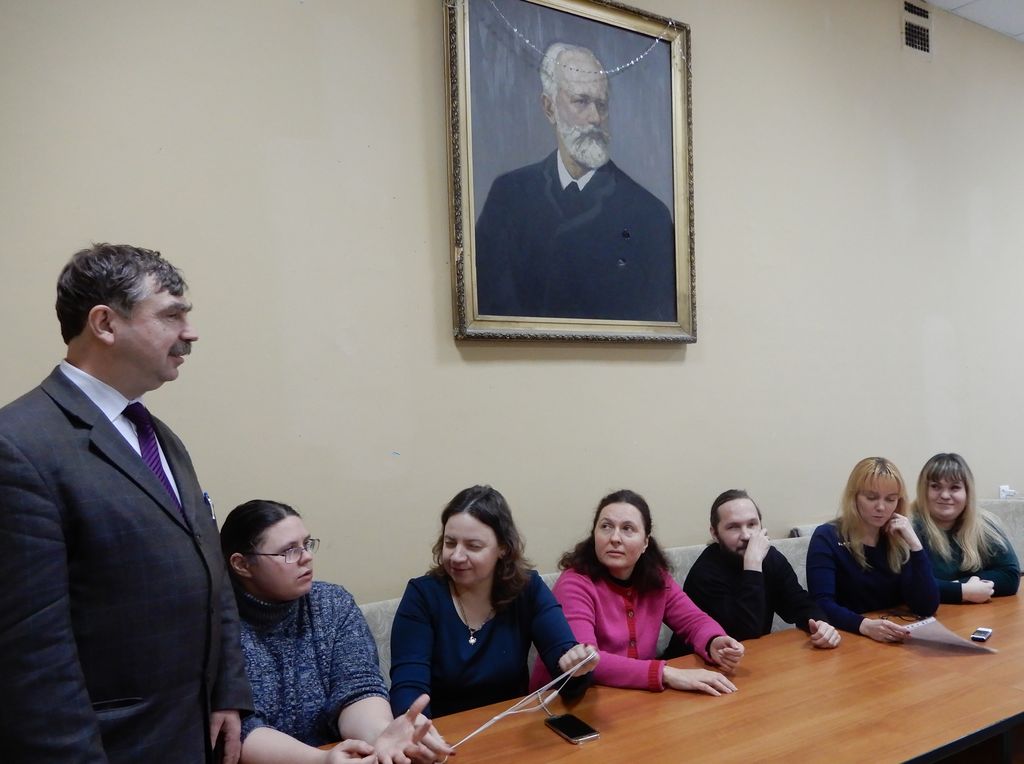 Встреча А. Б. Колосова с представителями Молодежного совета Санкт-Петербургской РО ВОС