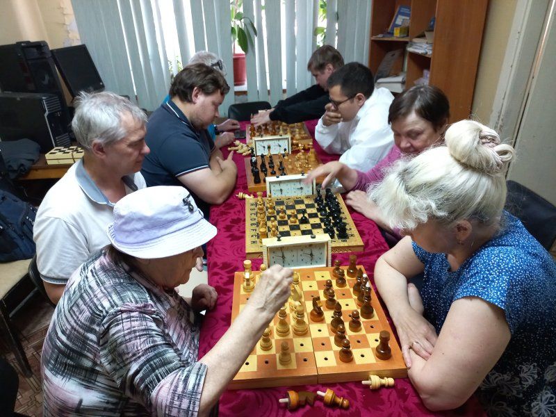 Шахматный турнир в Нижегородской РО ВОС
