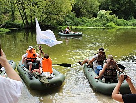Активисты Белгородской региональной организации ВОС в очередной раз приняли участие в реабилитационном сплаве по реке Оскол «Экстрим-круиз – 2020»