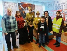 Члены Курской региональной организации ВОС побывали на экскурсии в музее «Юные защитники Родины»