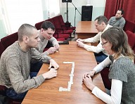 В Курской региональной организации ВОС состоялся VI областной турнир по домино среди инвалидов по зрению