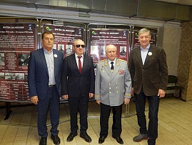Президент ВОС В. В. Сипкин посетил военно-патриотическую акцию «Путь к Победе!»