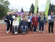 Спортсмены Курской региональной организации ВОС приняли участие в областном фестивале адаптивного спорта