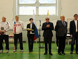 Президент ВОС В. В. Сипкин открыл Международные спортивные соревнования по настольному теннису для незрячих «Top twelve»