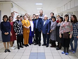 Президент ВОС В. В. Сипкин провёл встречу с группой слушателей Института ВОС «Реакомп»
