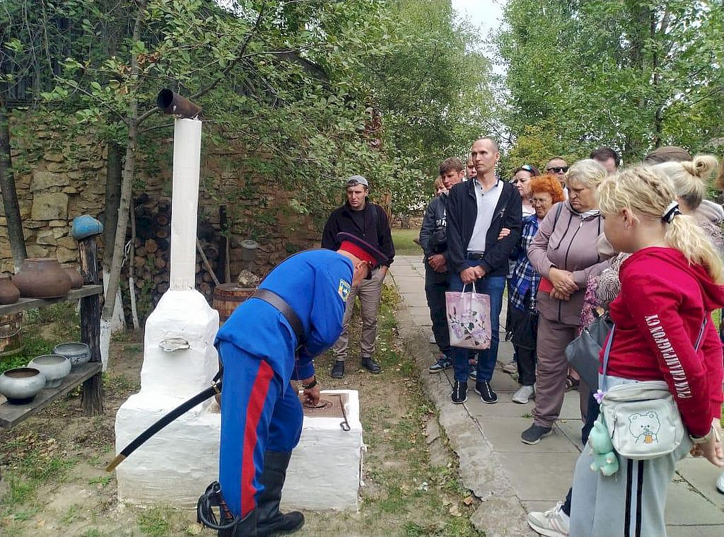 на экскурсии