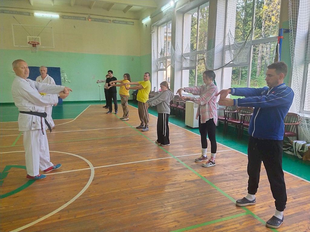 спортивное мероприятие в зале