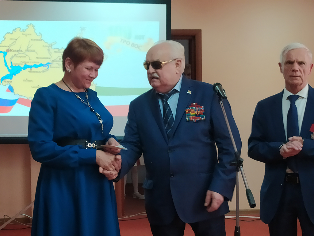 Церемония награждения активистов Татарской РО ВОС