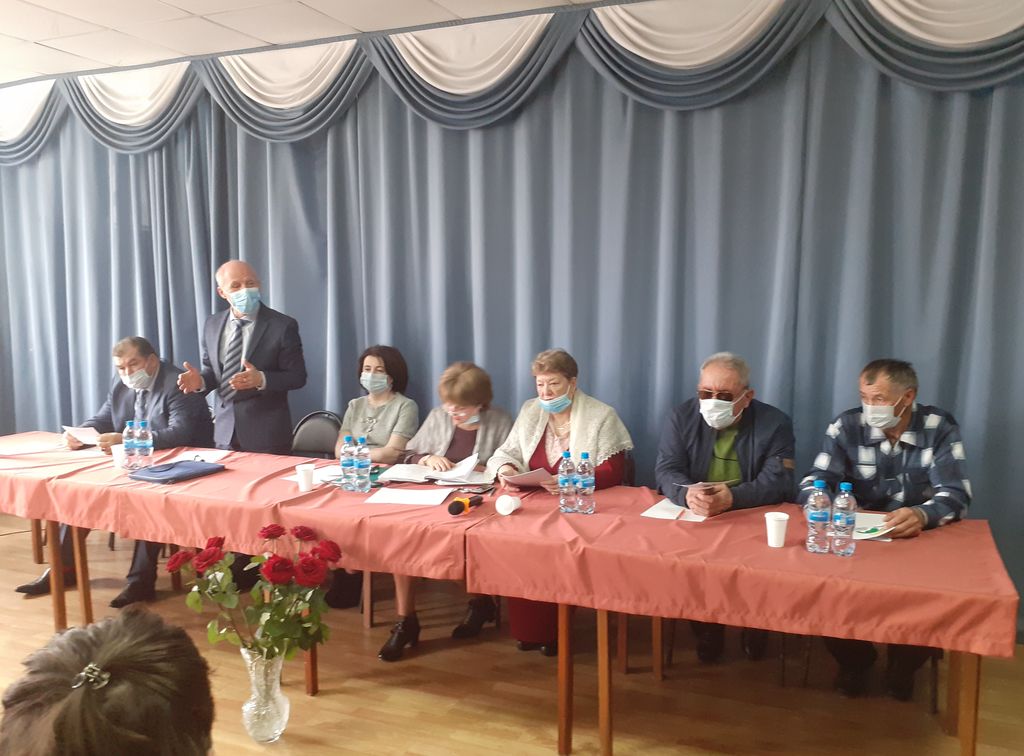 Президиум XXX отчётно-выборной конференции Кабардино-Балкарской региональной организации Всероссийского общества слепых