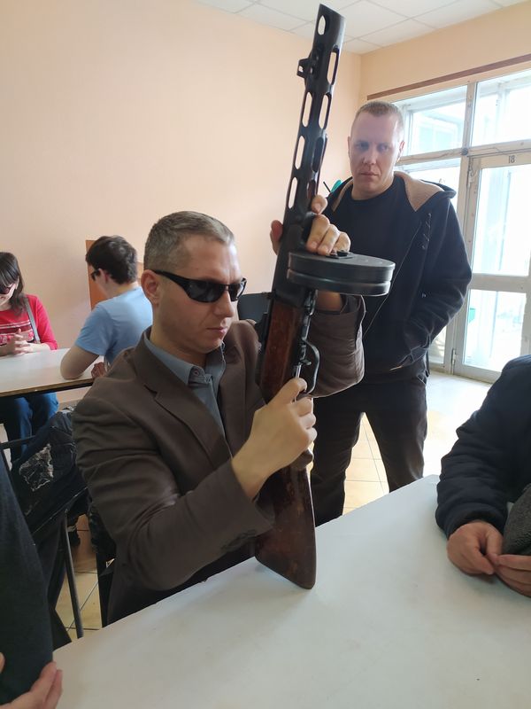 Изучение пистолета-пулемёта Шпагина "ППШ"