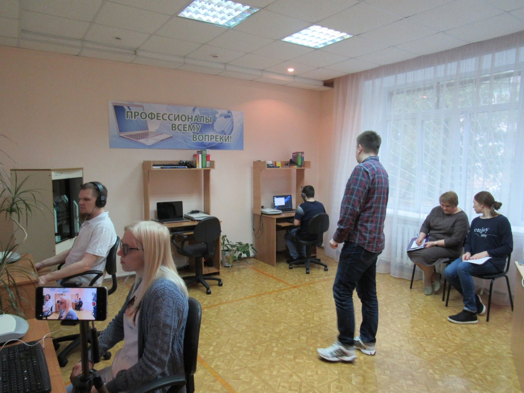 Обучение незрячих работе на компьютере в Железногорском филиале ЦРС ВОС