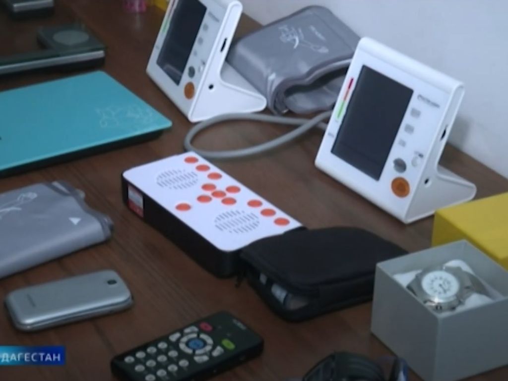 Уголок тифлотехники на дагестанском предприятии ВОС