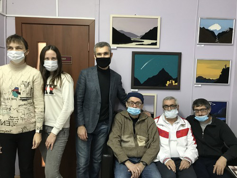 Фото делегации Дагестанской РО ВОС в Костромской МО ВОС