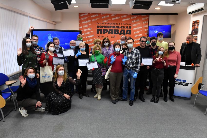 Молодёжный актив Чувашской РО ВОС во время акции