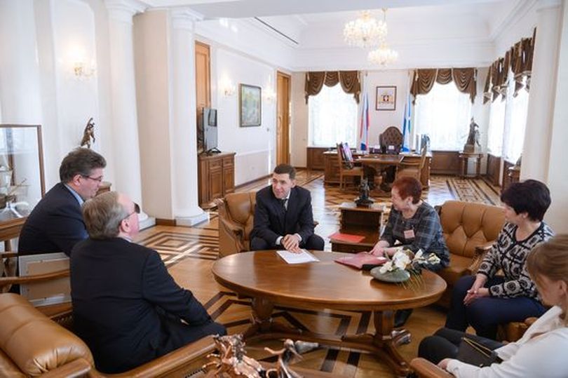 Встреча вице-президента ВОС с губернатором Свердловской области