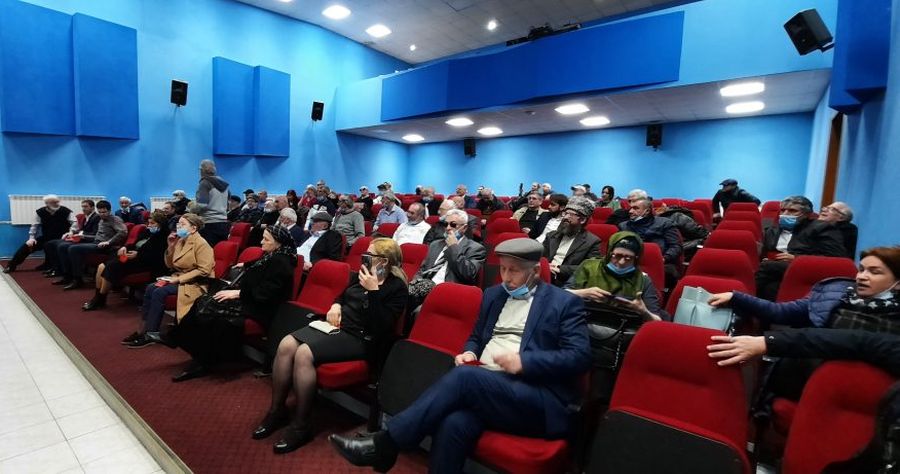 Специалисты Дагестанской РО ВОС в актовом зале санатория "Каспий"