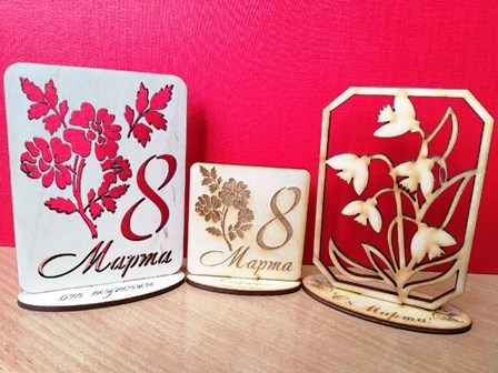 Подставка 8 марта 