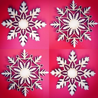 Снежинки (подвеска или магнит) 