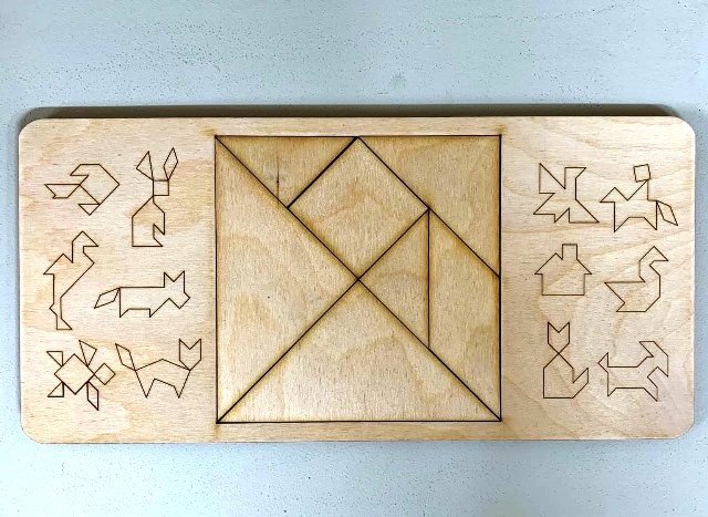 Танграм с картинками