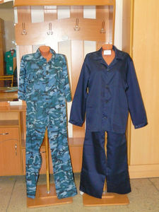 Костюм рабочий из хлопчатобумажных тканей