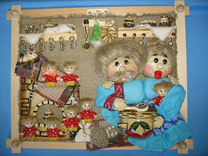 Панно из соленого теста