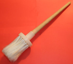 Кисть маховая Ф60 (синтетика) с ручкой