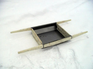 Носилки садово-строительные (с металлическим дном)