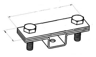Крепление молниезащиты