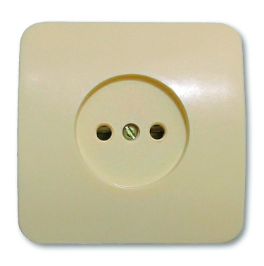 Электророзетка скрытой установки одноместная