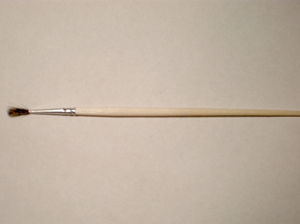 Кисть художественная живописно круглая белка №3