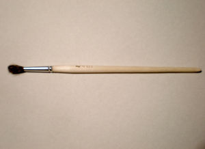 Кисть художественная живописно круглая белка №7