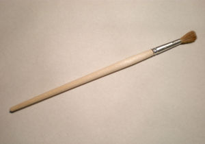 Кисть художественная живописно круглая колонок №7