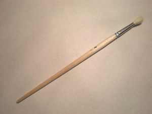 Кисть художественная живописно круглая коза № 5