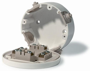 Коробка монтажно-распределительная с крышкой и клеммной колодкой, водозащищенная, открытой установки