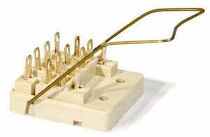 Колодка  (розетка) к реле промежуточному РП-21М        ТИП №1 крепление под пайку