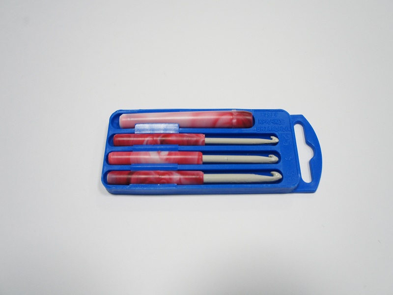 Набор крючков вязальных алюминиевых