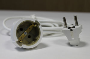 Удлинители ПВС, ПРС с литой розеткой (вилки модель 12, 18, 83)