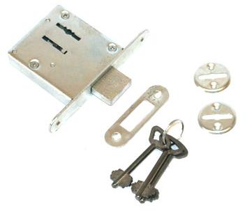 Замок врезной сувальдный 3В8-6А-00-000 с плоским засовом