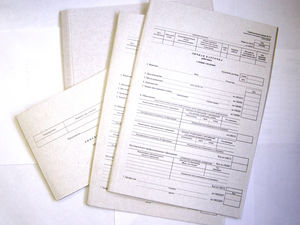 Абонемент на выдачу питания, бланк 